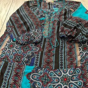 Bohemian Patterned Blouse